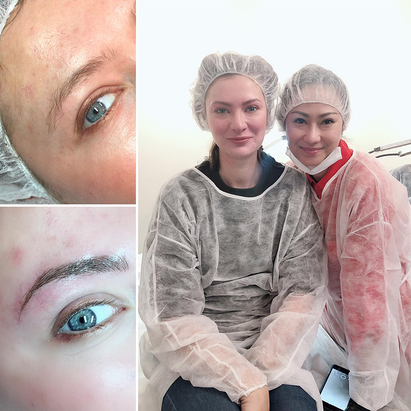 Microblading wenkbrauwen bij Nagelstudio Ha in Baarn