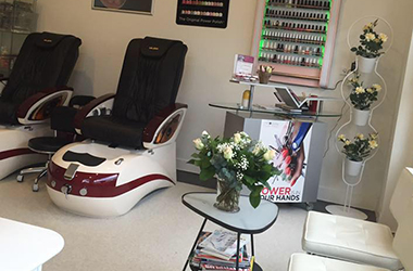 Spa pedicure stoelen bij Nagelstudio Ha in Baarn