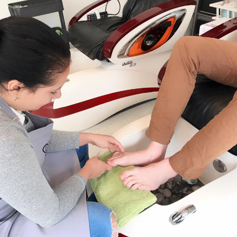 Spa pedicure behandeling bij Nagelstudio Ha in Baarn